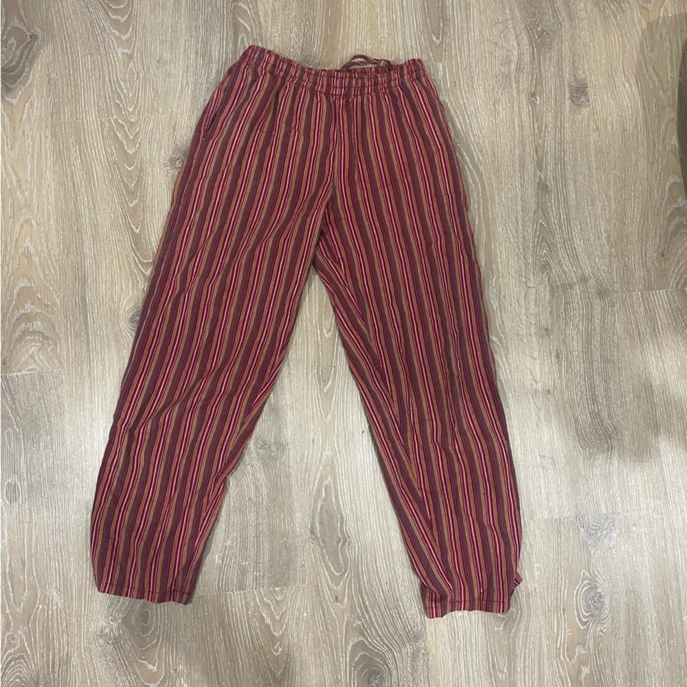 Striped Red and Pink Pants